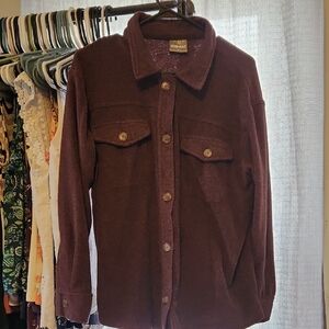 32 Degrees Women's Purple Button-Up Top